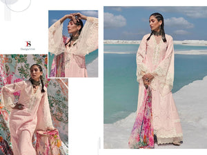 Pink Pure Cotton Indian women's salwar kameez with dupatta ready to wear