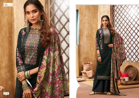 Black Cotton Silk Indian women's salwar kameez with dupatta ready to wear