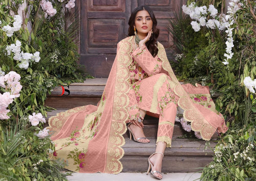 Multi Color Pure Cotton Indian women's salwar kameez with dupatta ready to wear