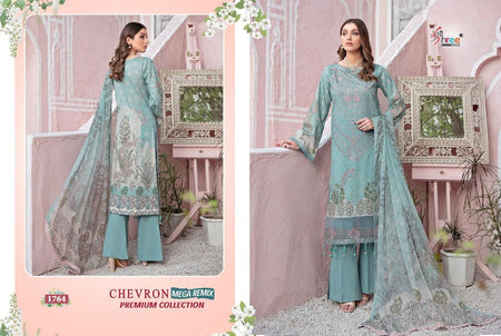 Multi Color Pure Cotton Indian women's salwar kameez with dupatta ready to wear