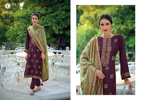 Purple Pure Musline Dolla Jacquard Indian women's salwar kameez with dupatta ready to wear