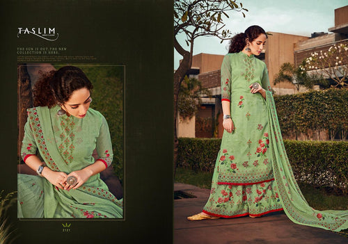 Green Real Georgette Indian women's salwar kameez with dupatta ready to wear