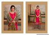 Red Jam Silk Indian women's salwar kameez with dupatta ready to wear