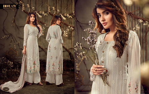 Multi Color Pure Viscose Indian women's salwar kameez with dupatta ready to wear