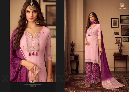 Pink  Uppada Indian women's salwar kameez with dupatta ready to wear