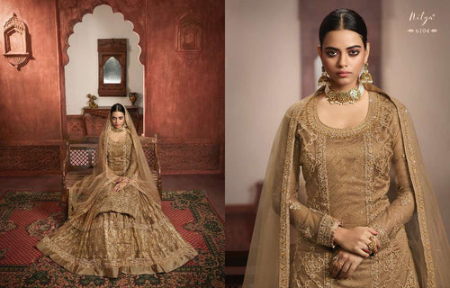 Multi Color Georgette Indian women's salwar kameez with dupatta ready to wear