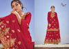 Red Heavy Georgette Indian women's salwar kameez with dupatta ready to wear