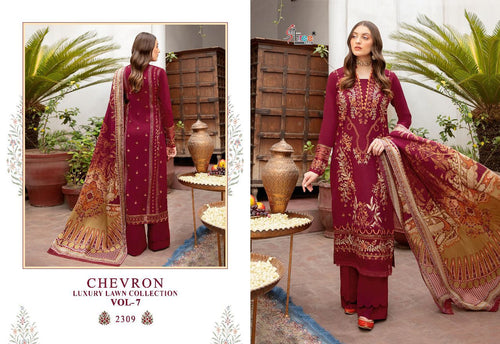 Multi Color Pure Lawn Indian women's salwar kameez with dupatta ready to wear