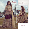 Purple Fox Georgette Indian women's salwar kameez with dupatta ready to wear