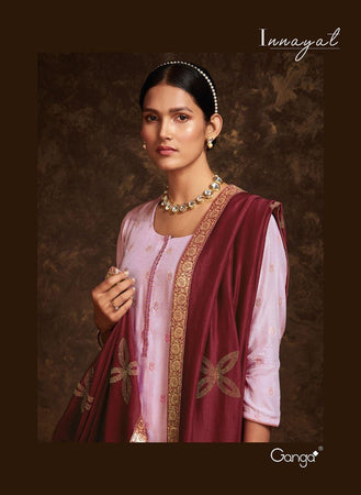 Pink Viscose Indian women's salwar kameez with dupatta ready to wear