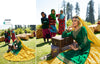 Green Satin Georgette Indian women's salwar kameez with dupatta ready to wear