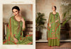 Green Jam Cotton Indian women's salwar kameez with dupatta ready to wear