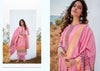 Violet Pure Cambric Cotton Indian women's salwar kameez with dupatta ready to wear