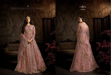Multi Color Net Indian women's salwar kameez with dupatta ready to wear
