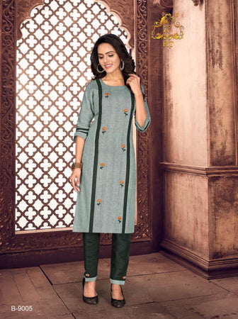 Multi Color Handwork Indian women's salwar kameez with dupatta ready to wear