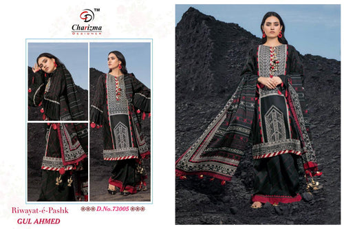 Black Heavy Jaam Cotton Indian women's salwar kameez with dupatta ready to wear