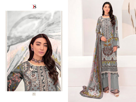 Multi Color Pure Cotton Indian women's salwar kameez with dupatta ready to wear