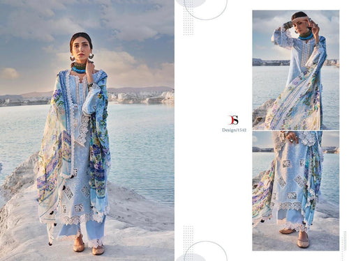 Multi Color Pure Cotton Indian women's salwar kameez with dupatta ready to wear