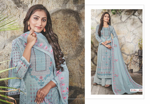 Multi Color Heavy Cotton Indian women's salwar kameez with dupatta ready to wear