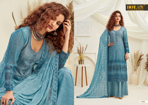 Aqua Pure Viscose Indian women's salwar kameez with dupatta ready to wear