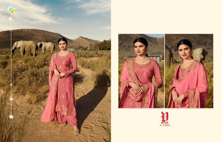 Multi Color Muslin Jacquard Indian women's salwar kameez with dupatta ready to wear