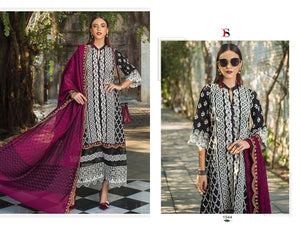 Black Pure Cotton Indian women's salwar kameez with dupatta ready to wear