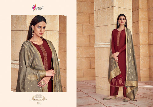 Multi Color Pure Viscose Maslin Indian women's salwar kameez with dupatta ready to wear