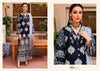Blue Pure Cambric Cotton Indian women's salwar kameez with dupatta ready to wear