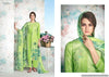 Green Pure Jam Cotton Indian women's salwar kameez with dupatta ready to wear