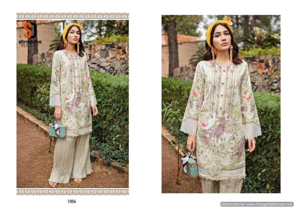 White Cotton Indian women's salwar kameez with dupatta ready to wear