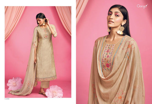 Multi Color Fabric Details In Sheet Indian women's salwar kameez with dupatta ready to wear