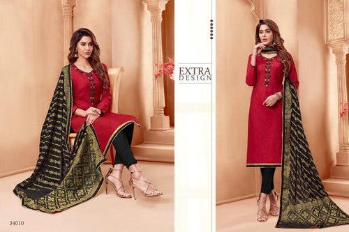 Multi Color Handwork Indian women's salwar kameez with dupatta ready to wear
