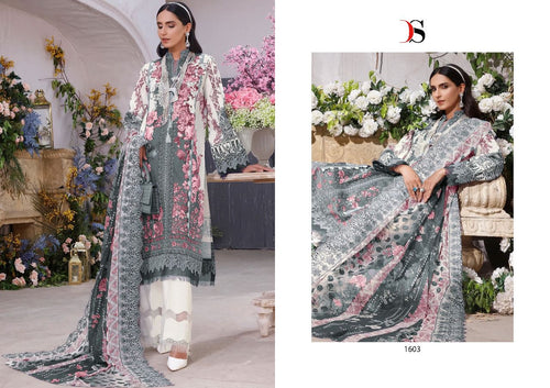 Multi Color Pure Cotton Indian women's salwar kameez with dupatta ready to wear