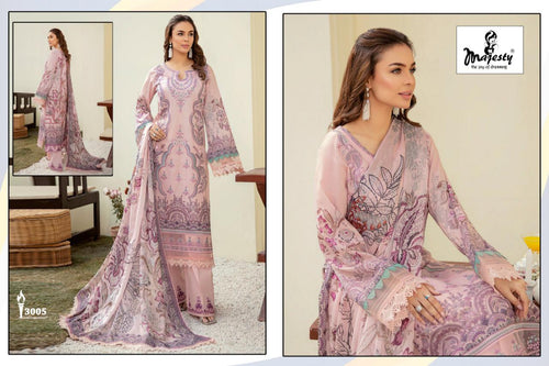 Multi Color Pure Cotton Indian women's salwar kameez with dupatta ready to wear