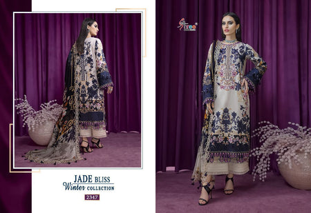 Multi Color Pashmina Indian women's salwar kameez with dupatta ready to wear