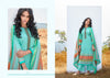 Aqua Pure Cambric Cotton Indian women's salwar kameez with dupatta ready to wear