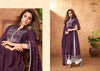 Purple Rayon Indian women's salwar kameez with dupatta ready to wear