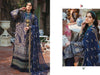 Blue Pure Cotton Indian women's salwar kameez with dupatta ready to wear