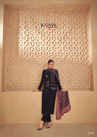 Black Crepe Indian women's salwar kameez with dupatta ready to wear