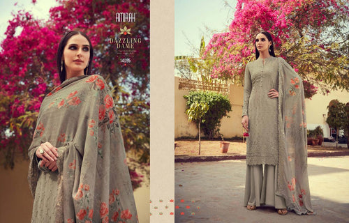 Multi Color Heavy Faux Georgette Indian women's salwar kameez with dupatta ready to wear