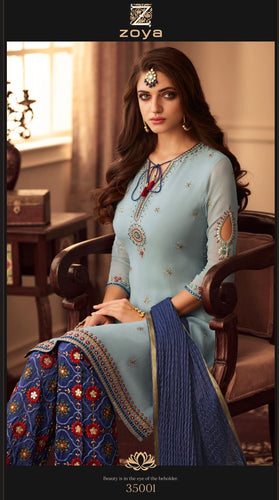 Multi Color Uppada Indian women's salwar kameez with dupatta ready to wear