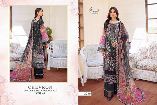 Black Pure Lawn Cotton Indian women's salwar kameez with dupatta ready to wear
