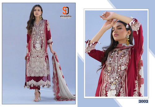 Multi Color Lawn Cotton Indian women's salwar kameez with dupatta ready to wear
