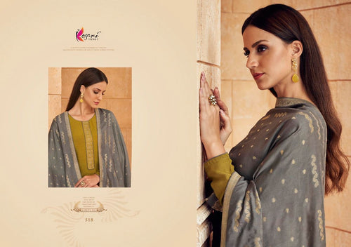 Green Pure Viscose Maslin Indian women's salwar kameez with dupatta ready to wear