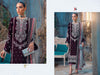 Purple Velvet Indian women's salwar kameez with dupatta ready to wear