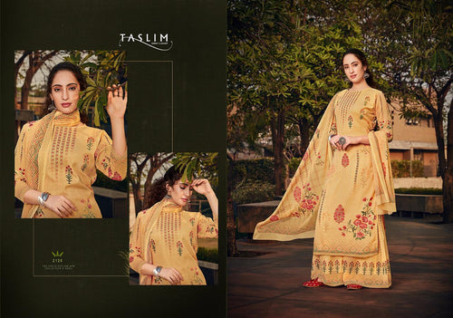 Gold Real Georgette Indian women's salwar kameez with dupatta ready to wear