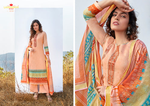 Multi Color Pure Cambric Cotton Indian women's salwar kameez with dupatta ready to wear