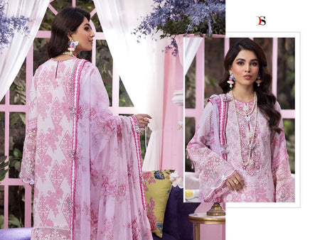 Multi Color Pure Cotton Indian women's salwar kameez with dupatta ready to wear