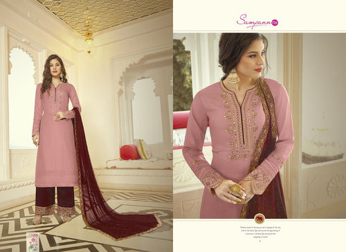 Multi Color Muslin Indian women's salwar kameez with dupatta ready to wear