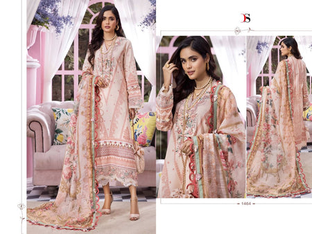 Multi Color Pure Cotton Indian women's salwar kameez with dupatta ready to wear